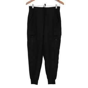 Active Domino Mens Black Cargo Jogger Pants Size M Nylon Spandex Hiking Techwear